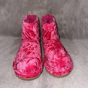 UGG Velvet Pink Slippers
